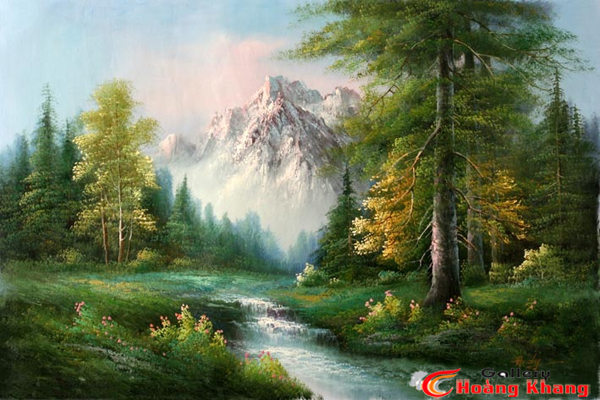 Tranh Núi - Nước - Phong Thuỷ